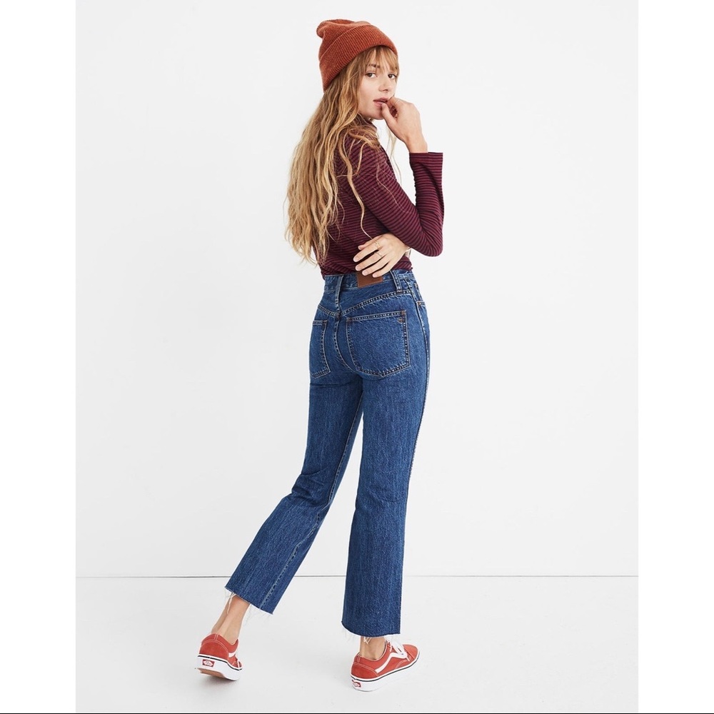 NWT Madewell Rigid Demi-Boot Crop Jeans - Picture 2 of 7